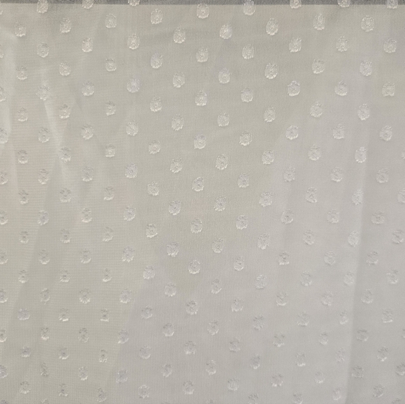 SALE!! Daniel Rainn Sheer White Sleeveless Top - Picture 9 of 10